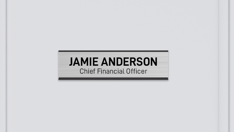 Image Name Plate Letters and Holders